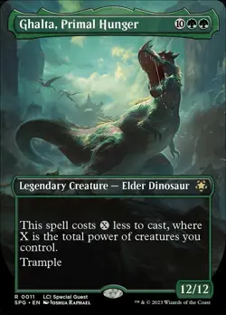 1 x Ghalta, Primal Hunger - Foil - Borderless - Special Guests - NM-Mint - MTG - Image 1