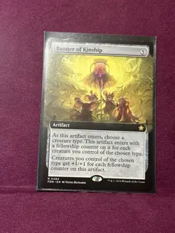 MTG Banner of Kinship (Extended Art) [Foundations] Near Mint​ - Image 1