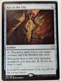 Key to the City - Commander: 2019 - Magic the Gathering MTG Nice! - Image 1