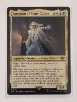Saruman of Many Colors Universes Beyond: the Lord of the Rings MTG NM - Image 1