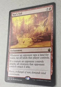 War's Toll Battlebond Red Rare MAGIC THE GATHERING MTG CARD - Image 5