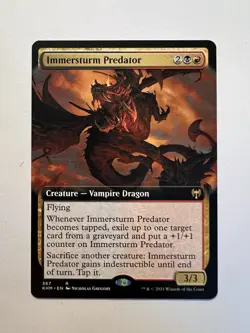 Immersturm Predator - EXTENDED ART - MTG Kaldheim - NM - Image 1
