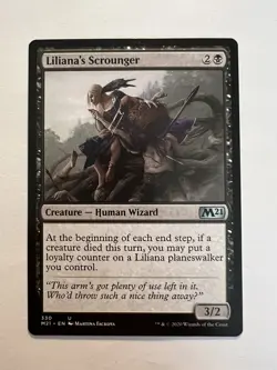 Liliana's Scrounger - MTG Core Set 2021 - NM Uncommon Creature Human Wizard - Image 1