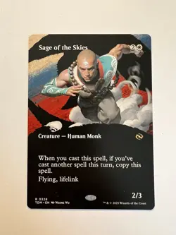 Sage of the Skies - BORDERLESS - MTG Tarkir: Dragonstorm - NM - Image 1