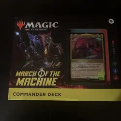 MTG MARCH of the MACHINE SEALED COMMANDER DECK TINKER TIME - Image 1