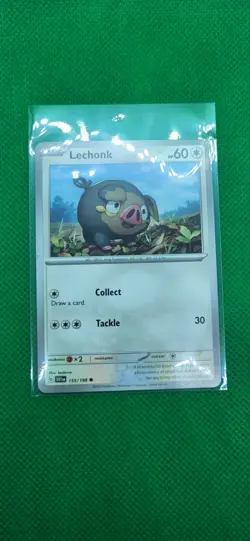 Lechonk-Pokemon TCG-Scarlet & Violet Base Set 155/198 Holo Promo 155 -NM/M - Image 1