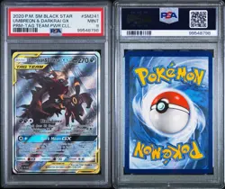 Umbreon & Darkrai GX SM241 PSA 9 Black Star Promo Alternate Art Pokemon TCG Mint - Image 3