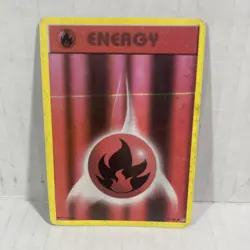 Pokemon Base Set COMMON Fire Energy 98/102 -LP - HP - Image 1