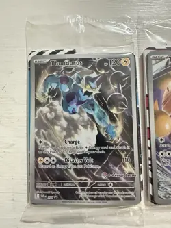Black Bolt White Flare Sealed Pokemon Center Stamped Thundurus And Tornadus - Image 2