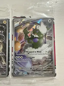 Black Bolt White Flare Sealed Pokemon Center Stamped Thundurus And Tornadus - Image 3