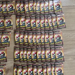 100 X Pokemon Detective Pikachu Cinema Exclusive Booster Packs - Sealed - Image 3