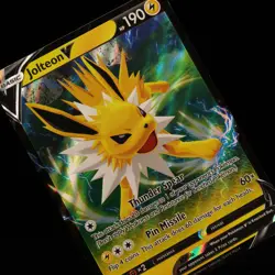 Pokemon TCG - Jolteon V SWSH151 SWSH Black Star Promo - EXC/NM - Image 1