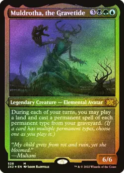 Muldrotha, the Gravetide Foil Etched Double Masters 2022 NM MTG - Image 1