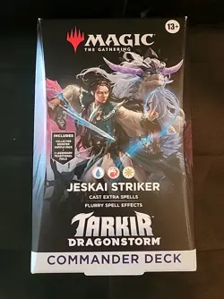Tarkir: Dragonstorm Commander Deck - Jeskai Striker Magic The Gathering- Sealed - Image 1
