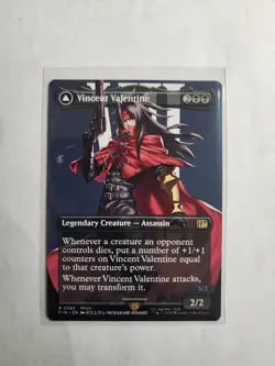 Magic The Gathering: Vincent Valentine (Borderless) Final Fantasy Regular - Image 1