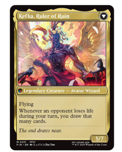 Kefka, Court Mage // Kefka, Ruler of Ruin Final Fantasy MTG - Image 2