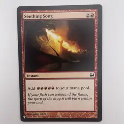 1xMTG Seething Song-The List Reprints(Mirrodin)-LP - Image 1
