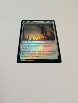 1x Inspiring Leader MTG Commander Legends: Battle for Baldur's Gate Foil LP - Image 3