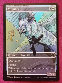 Magic The Gathering IKORIA LAIR OF BEHEMOTHS FOIL VULPIKEET SHOWCASE card MTG - Image 1