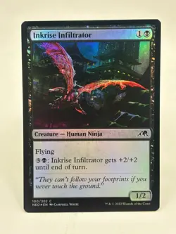 Inkrise Infiltrator NM/M* FOIL Kamigawa Neon Dynasty ENG 100/302 mtg -UnltdCards - Image 1