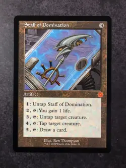 Staff of Domination The Brothers' War: Retro Frame Artifacts Regular - Image 1