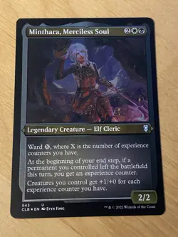 Minthara, Merciless Soul Etched FOIL CLB: Battle for Baldur's Gate NM MTG - Image 1