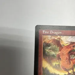 Magic The Gathering - Fire Dragon - Portal 1997 - Image 2