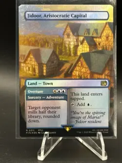 FOIL BORDERLESS 0311 Jidoor, Aristocratic Capital FIN Final Fantasy MTG Card - Image 1