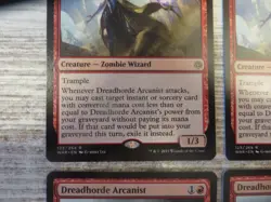 4x Dreadhorde Arcanist - War of the Spark - NM - English - MTG Playset - Image 2