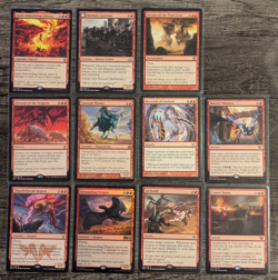 MTG: 11-Card Bundle Red Rare's (Near Mint to Heavily Played/Damaged) READ - Image 1