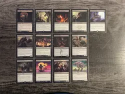 MTG: 13-Card Bundle Black Rare's (Near Mint to Heavily Played/Damaged) READ - Image 1
