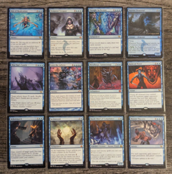 MTG: 12-Card Bundle Blue Rare's (Near Mint to Heavily Played/Damaged) READ - Image 1