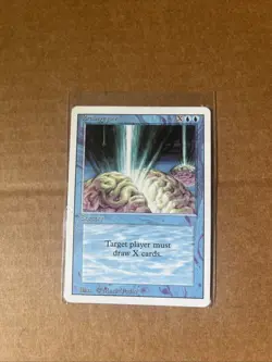 Magic the Gathering Braingeyser Revised Edition LP or NM - Image 1