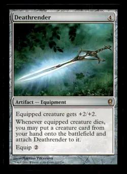MTG Deathrender LP Light Play Conspiracy - Image 1