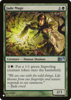 Jade Mage #181 | Near Mint | The List PLST | Magic MTG - Image 1