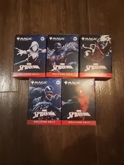 EXCLUSIVE SDCC 2025 Magic The Gathering x Spider-Man Welcome Deck Set (5) - Image 1