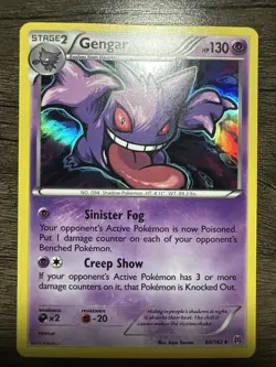 Pokemon Gengar Card 60/162 Holo Rare Phantom Forces Trading Card Game - Image 1