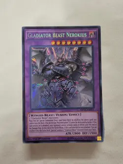 Gladiator Beast Deck Yugioh Card (44 Cards) Nerokius Gyzarus Bestiari Lanista - Image 1