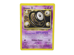 Pokemon Neo Discovery Set Unlimited Print Unown O Card #69/75 Common Used VGC - Image 2