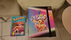 Pokemon Card Collection Large Binder with Multiple Cards and Singles - Image 1
