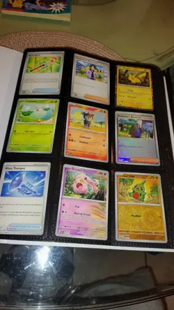 Pokemon Card Collection Large Binder with Multiple Cards and Singles - Image 3