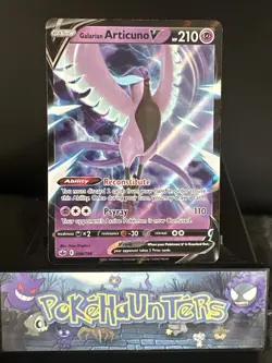 Pokemon card Galarian Articuno V 058/198 Chilling Reign Ultra Rare L/P - Image 1