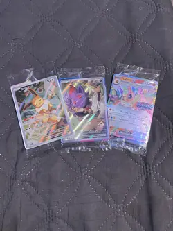 Three Pokemon Eevee TCG Prismatic Evolutions Promo Card Holo, Sealed, ETB - Image 1