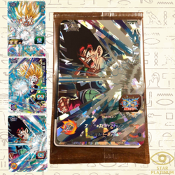 3 Card Son goku Son gohan Bardock SMPVJ Japanese Super Dragon Ball Heroes Sealed - Image 1