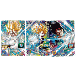 3 Card Son goku Son gohan Bardock SMPVJ Japanese Super Dragon Ball Heroes Sealed - Image 2
