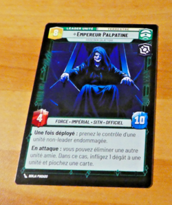 STAR WARS UNLIMITED CARD GAME TCG CARTE Empereur Palpatine 006/252 SOR FR MINT - Image 2