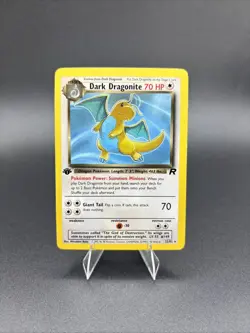 Pokemon TCG Dark Dragonite Card 1st Edition Non-Holo (22/82) - Image 1