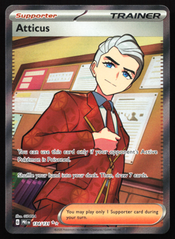 Atticus 134/131 Prismatic Evolutions Full Art Ultra Rare Near Mint Pokemon Card - Image 1