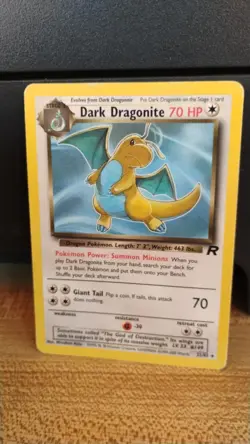 DARK DRAGONITE Team Rocket POKEMON 2000 Trading Card #22/82 TCG - Image 1