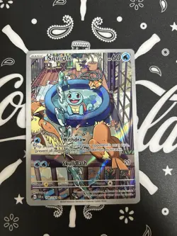 Squirtle 148/142 Scarlet & Violet Stellar Crown Pokemon Card Game TCG - Image 1